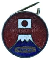 Csehszlovákia 1962. "Toray / IV. Nemzetközi vásár, Brno 1962" zománcozott bronz kitűző (14mm) T:AU,XF Czechoslovakia 1962. "Toray / 4th International Trade Fair, Brno 1962" enamelled bronze badge (14mm) C:AU,XF