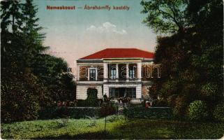 Nemeskosút, Nemeskossuth, Kossuth, Kosúty (Galánta); Ábrahámffy kastély. Fogyasztási Szövetkezet kiadása / castle (EM)