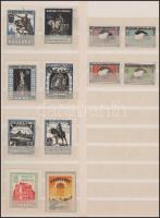 Irredenta témájú levélzáró összeállítás berakólapon