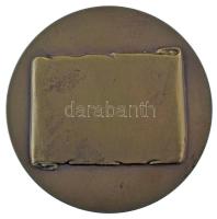 Portugália DN "Aquae Flaviae - Municipio de Chaves" kétoldalas bronz emlékérem (70mm) T:AU...