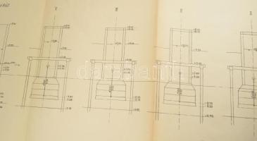 1919 Bp., Székesfővárosi Vízművek, Északi kútcsoport gyűjtőkút tervrajza, 
Haffner Károly (1869-193...