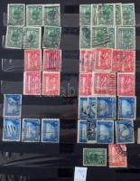 USA nagyon tartalmas több példányos rendező az 1900-as évek elejéről, nagyon sok pecsételt bélyeg 8 ...