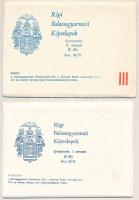 Régi Balassagyarmati Képeslapok - 2x5 db MODERN reprint képeslap eredeti borítékban, újranyomás, I-II. sorozat. Kiadja a Balassagyarmati Honismereti Kör