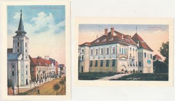 Régi Balassagyarmati Képeslapok - 2x5 db MODERN reprint képeslap eredeti borítékban, újranyomás, I-I...