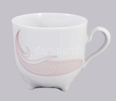 Bavaria vintage krémrózsaszín 6 személyes reggeliző készlet, csésze alátéttel és desszertes tányér. ...