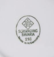 Bavaria vintage krémrózsaszín 6 személyes reggeliző készlet, csésze alátéttel és desszertes tányér. ...