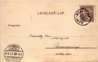 1901 Hortobágyi korcsmárosné... Petőfi dalai. Kunz József és Társa kiadása. Posner és Fia / Hungaria...