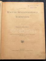 1895 Gracza György: "Magyar Szabadságharcz Története" sorozat IV. kötete Lampel Róbert (Wodianer F. és Fiai) kiadása dombornyomott egészvészon borító (egy két lapon szakadás de hiánytalan és a többi jó állapotban)