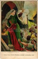 1906 Zrínyi Ilona hőstette Munkács várának védelmében 1688. Bilkei Dezső és Radovánovics János / Cou...