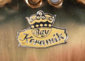 Bay Kermaik art deco ékszertartó edény, jelzett, hibátlan, 10x12 cm