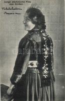 Transylvanian Saxon lady from Feketehalom