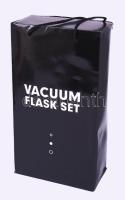Vacuum flask set termosz készlet poharakkal, díszdobozban