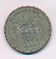 1930. 5P Ag "Horthy jobbra" T:F patina
Adamo P8