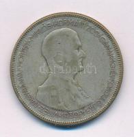 1930. 5P Ag "Horthy jobbra" T:F patina Adamo P8
