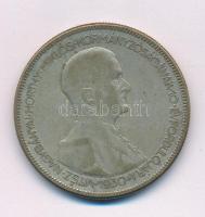 1930. 5P Ag "Horthy jobbra" T:F patina Adamo P8