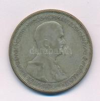 1930. 5P Ag "Horthy jobbra" T:F patina Adamo P8