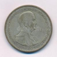1930. 5P Ag "Horthy jobbra" T:F patina Adamo P8