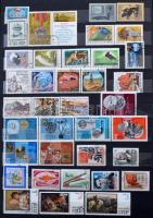 Szovjetunió gyűjtemény 1960-as évekbeli teljes kiadásokkal, 12 lapos nagyalakú berakóban