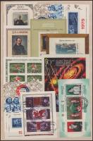 Szovjetunió 26 db postatiszta + 14 db pecsételt blokk 2 berakólapon