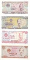 Vietnám 1987. 200D + 1988. 500D + 1000D + 2000D T:UNC-AU Vietnam 1987. 200 Dong + 1988. 500 Dong + 1000 Dong + 2000 Dong C:UNC-AU Krause P#100, P#101, P#106, P#107