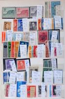 Norvégia bélyegek + 2 db blokk, 8 lapos közepes berakó 5 oldalán