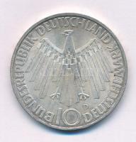 Német Szövetségi Köztársaság 1972D 10M Ag "Nyári Olimpia, München / Spirál (IN DEUTSCHLAND) T:X...