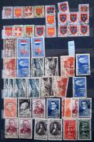 Franciaország gyűjtemény az 50-es évekből többlet példányokkal 10 lapos A4-es berakóban