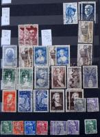 Franciaország gyűjtemény az 50-es évekből többlet példányokkal 10 lapos A4-es berakóban