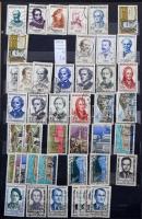 Franciaország gyűjtemény az 50-es évekből többlet példányokkal 10 lapos A4-es berakóban
