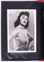 36 db vegyes erotikus fotó, albumban, 14,5x10,5x3 cm