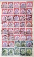 1921/1925 Koronás Madonna 466 db bélyeg közepes Schaubek berakóban