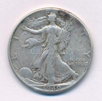 Amerikai Egyesült Államok 1940. 1/2$ Ag "Walking Liberty" T:VF,F patina USA 1940. 1/2$ Ag "Walking Liberty" C:VF,F patina Krause KM#142