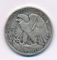 Amerikai Egyesült Államok 1943. 1/2$ Ag "Walking Liberty" T:F ph., durva karcok, patina
U...