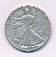 Amerikai Egyesült Államok 1946. 1/2$ Ag "Walking Liberty" T:VF patina USA 1946. 1/2$ Ag "Walking Liberty" C:VF patina Krause KM#142
