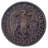 Ausztria DN "Bécs város pecsétje" bronz emlékplakett (76mm) T:AU Austria ND "City seal of Vienna" bronze commemorative plaque (76mm) C:AU