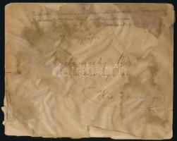 1903.VIII.8. Kiskereskény (Malé Krškany), Dr. Karafiáth Máriusz (1858-1940) és székhelyi Mailáth Bor...