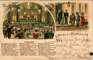 1899 Borkum, Borkum-Lied / A képeslap feladója báró márkusfalvi Máriássy Ödön földbirtokos (1869-194...