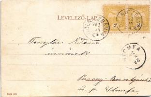 1902 Egy kálomista pap s Csokonai, egymásnak voltak jó barátai; Petőfi Dalai, Csokonai. Serie 391. /...