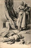 1902 Petőfi dalai. Bánk bán. Serie 826. s: Benczúr Gy. (EK)