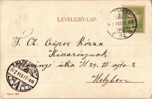 1902 Petőfi dalai. Bánk bán. Serie 826. s: Benczúr Gy. (EK)