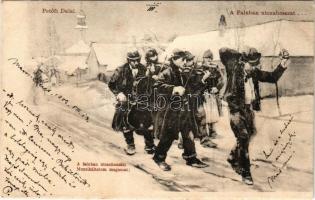 1902 Petőfi Dalai: A Faluban utczahosszat... Serie 826. / Hungarian folklore