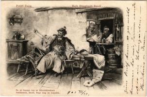 1902 Hejh Büngözsdi Bandi... Petőfi Dalai. Magyar folklór művészlap, Serie 931. / Hungarian folklore...