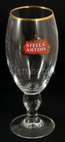 "Stella Artois" üveg söröspohárkészlet, eredeti dobozában, 6 db, 0,4 l, m: 20,5 cm