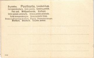 German card game art postcard. 3723. (felületi sérülés / surface damage)