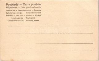 German card game art postcard. 3723