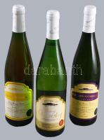 3 üveg Rizapusztai bor: 2001-2004, Tramini, Szürkebarát, Olaszrizling.
