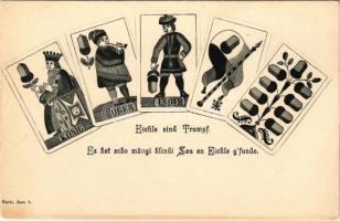 Eichle sind Trumpf. Serie Jass I. Kunstverlag Th. Zingg / Tell playing cards (fl)