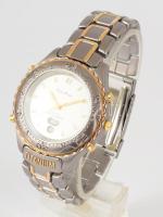 Philip Persio kvarc karóra, elemmel, működik, fém szíjjal. d: 38 mm