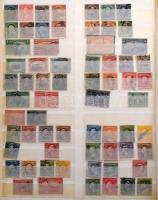 USA több ezer bélyeg 5 db A4-es vagy nagyobb berakóban, dobozban