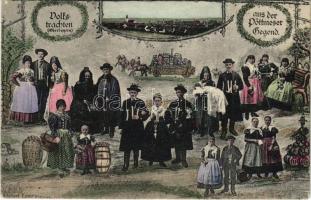 Pöttmes, Volkstrachten (Oberbayern) aus der Pöttmeser Gegend / German folklore, Upper Bavarian tradi...